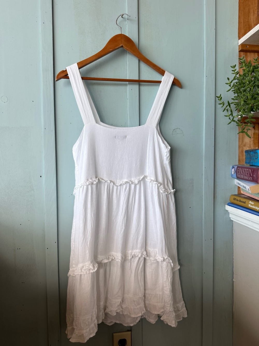 Rails White Ruffle Tiered Mini Dress - Picture 8 of 13